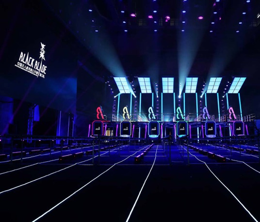 Vivid Case Study - Live coverage of Black Blade drone racing in Hainan, China