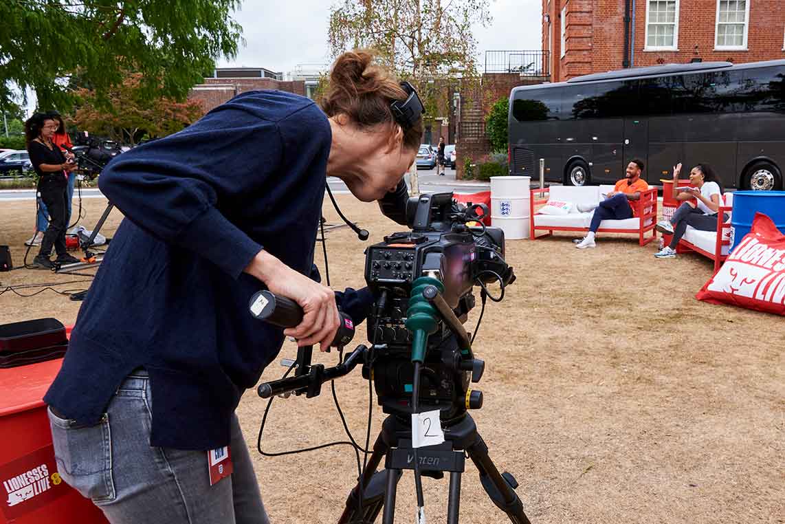 Vivid Broadcast - Case Study - The FA 'Lionesses Live' 2022