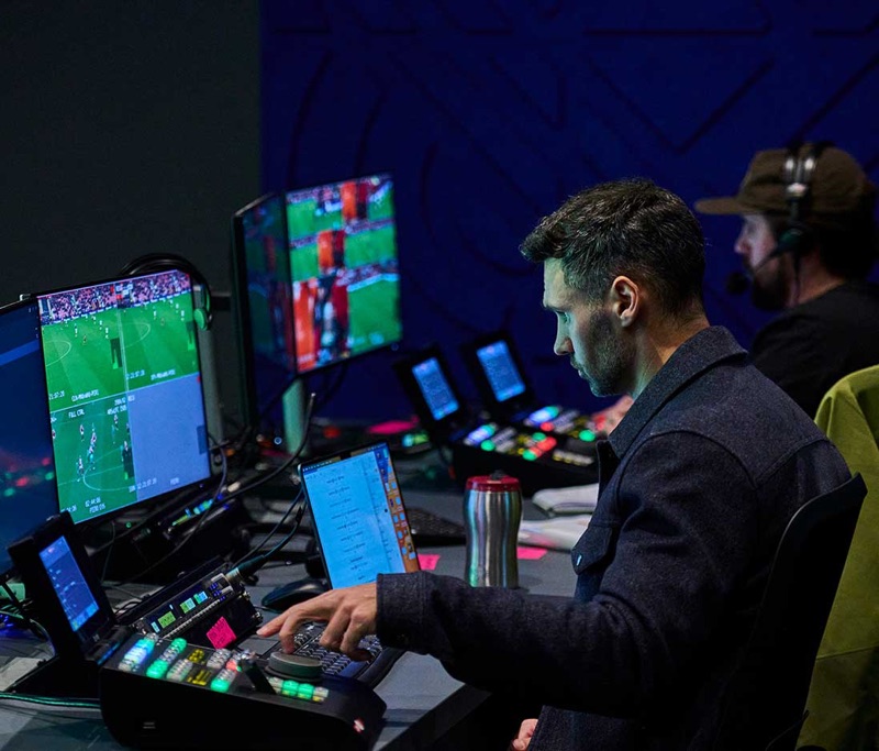 Vivid Broadcast - Facilities - Remote Production - Master Control Suite