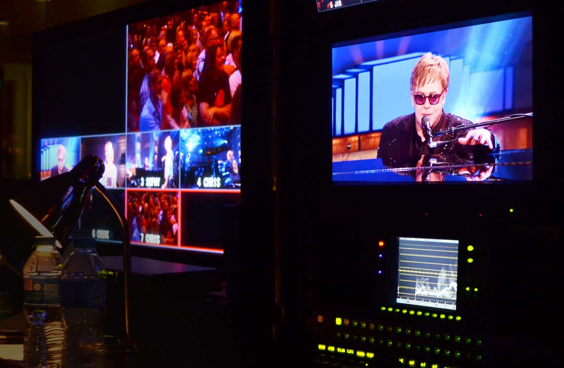 Vivid Broadcast - Flypacks at BBC Radio 2 event with Elton John